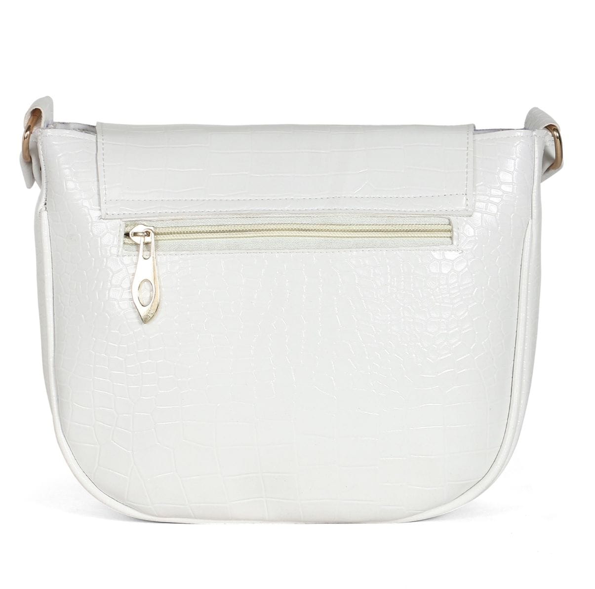 STROVIA Luxe Croco-Textured Sling Bag