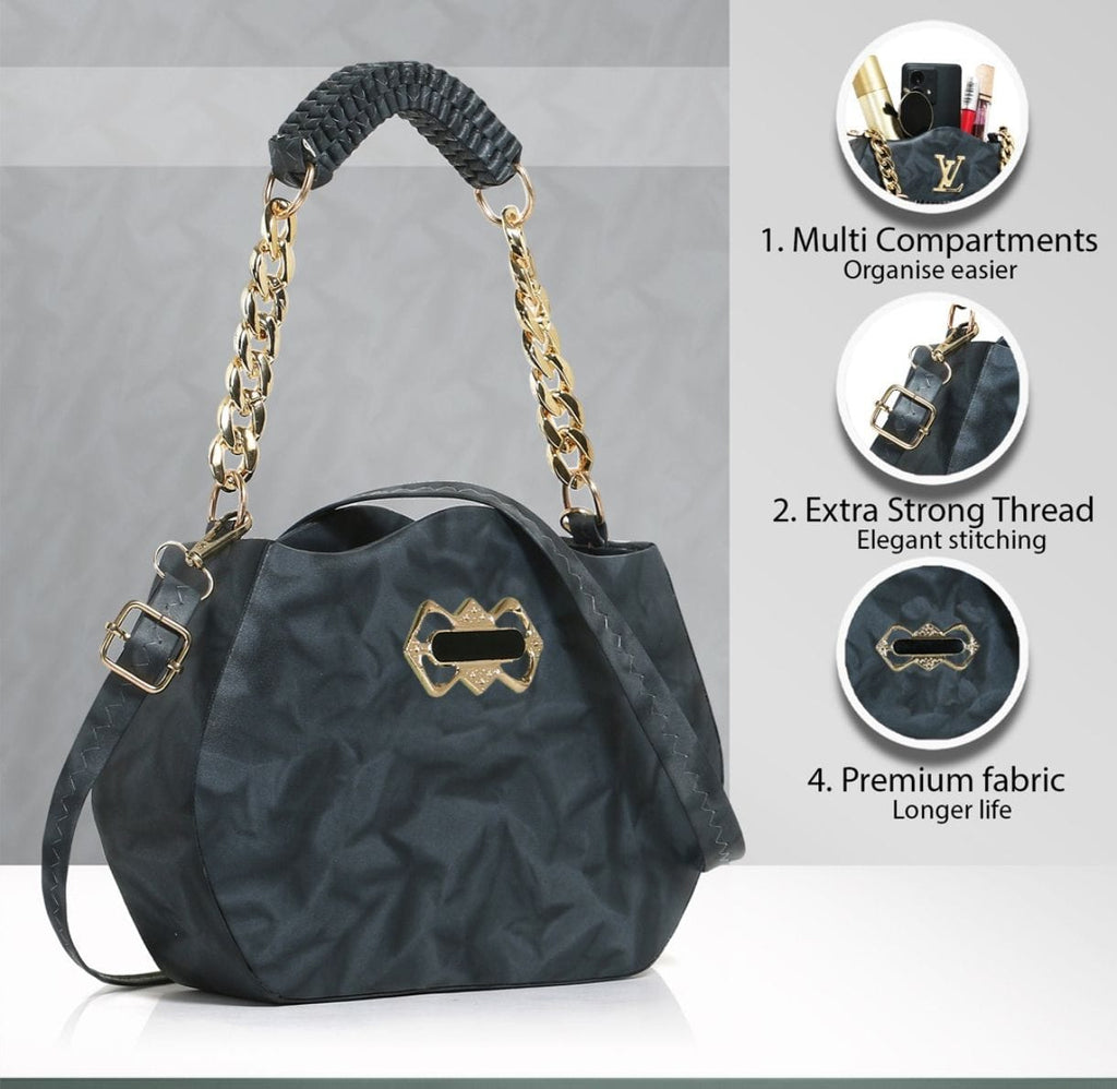 BellaVogue Signature Handbag – Black Edition