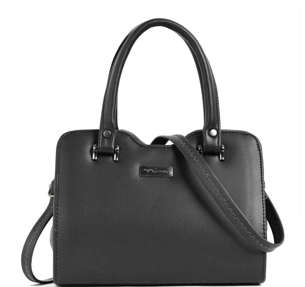 EliteForm Structured Handbag – Classic Black